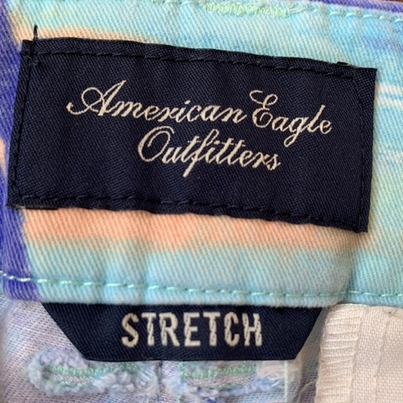 American Eagle Summer Sunset Palm Tree Shorts - Picture 6 of 7
